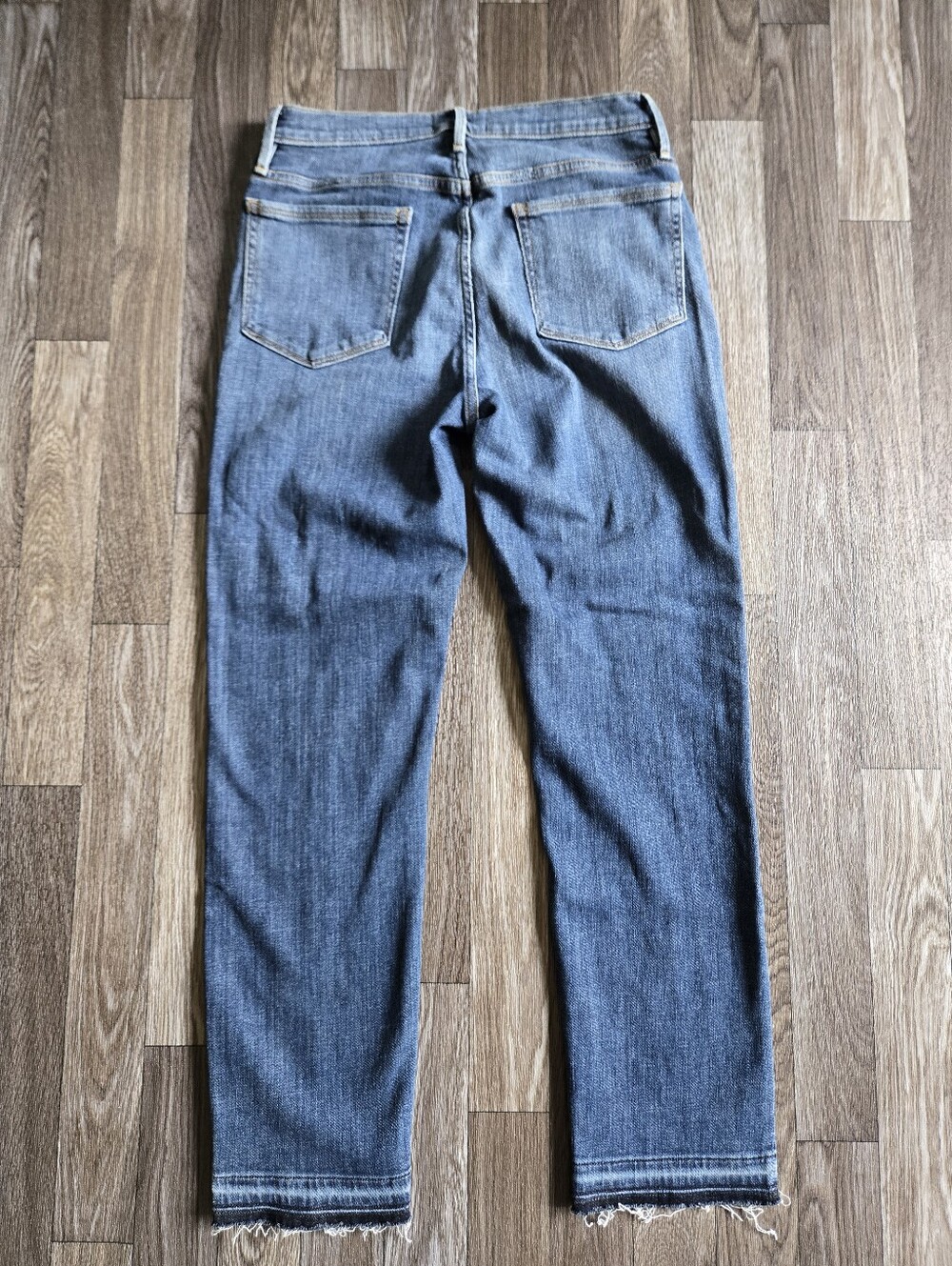 Frame Denim Le Nouveau Straight Split Front Sheffield Raw Hem Jeans Size 29 - Picture 8 of 11
